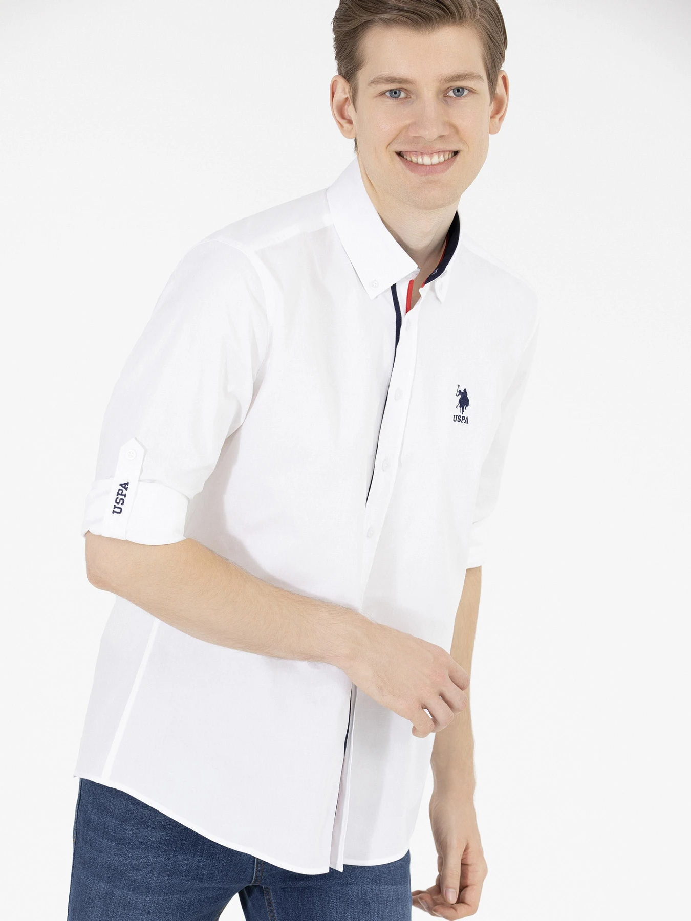 Рубашки US Polo модель G081SZ004.000.1573451.VR013 Фото