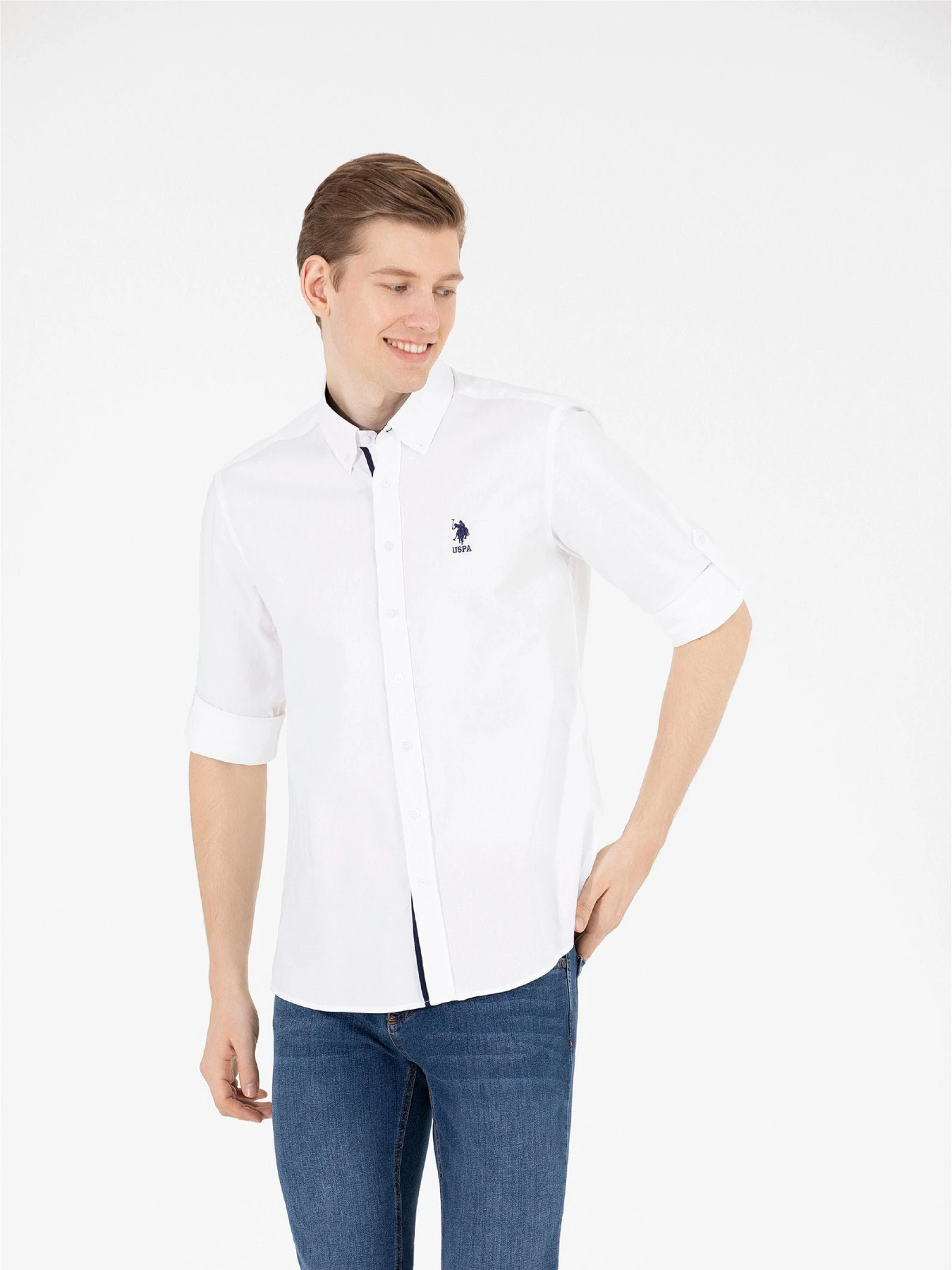 Рубашки US Polo модель G081SZ004.000.1573451.VR013 Фото