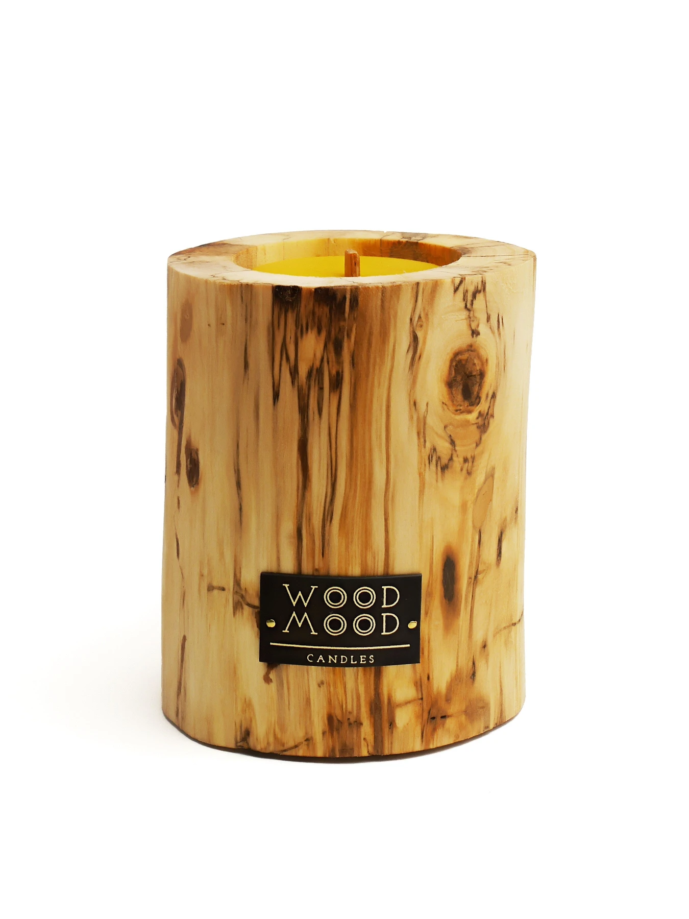 Екзотична дерев'яна інтер'єрна свічка без кори WOOD MOOD модель 1521100000 Екзотична дерев'яна інтер'єрна свічка без кори WOOD MOOD модель 1521100000 Фото