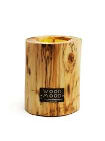 Екзотична дерев'яна інтер'єрна свічка без кори WOOD MOOD модель 1521100000 Фото