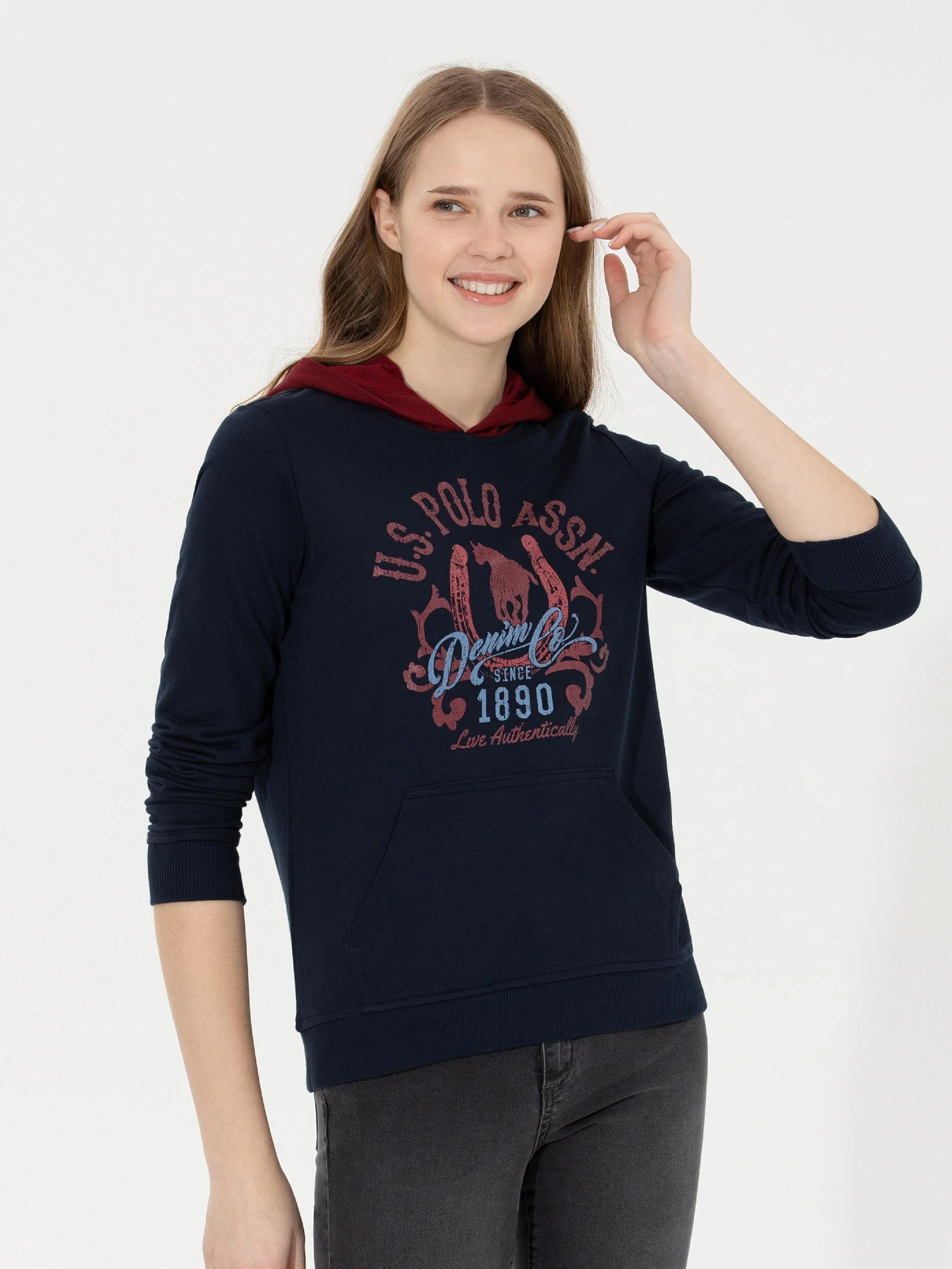Худи и свитшоты US Polo модель G082GL082.000.1255494.VR033 Худи и свитшоты US Polo модель G082GL082.000.1255494.VR033 Фото