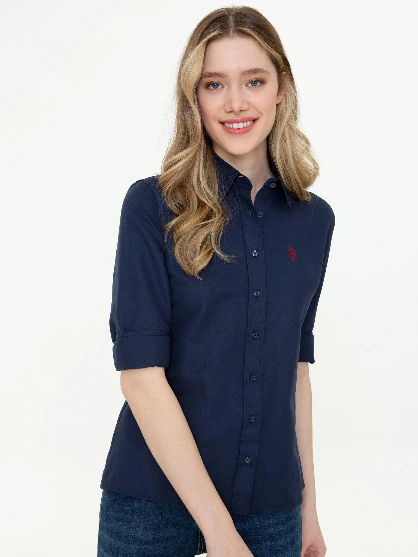 Рубашки US Polo модель G082GL004.000.1554842.VR033 Фото