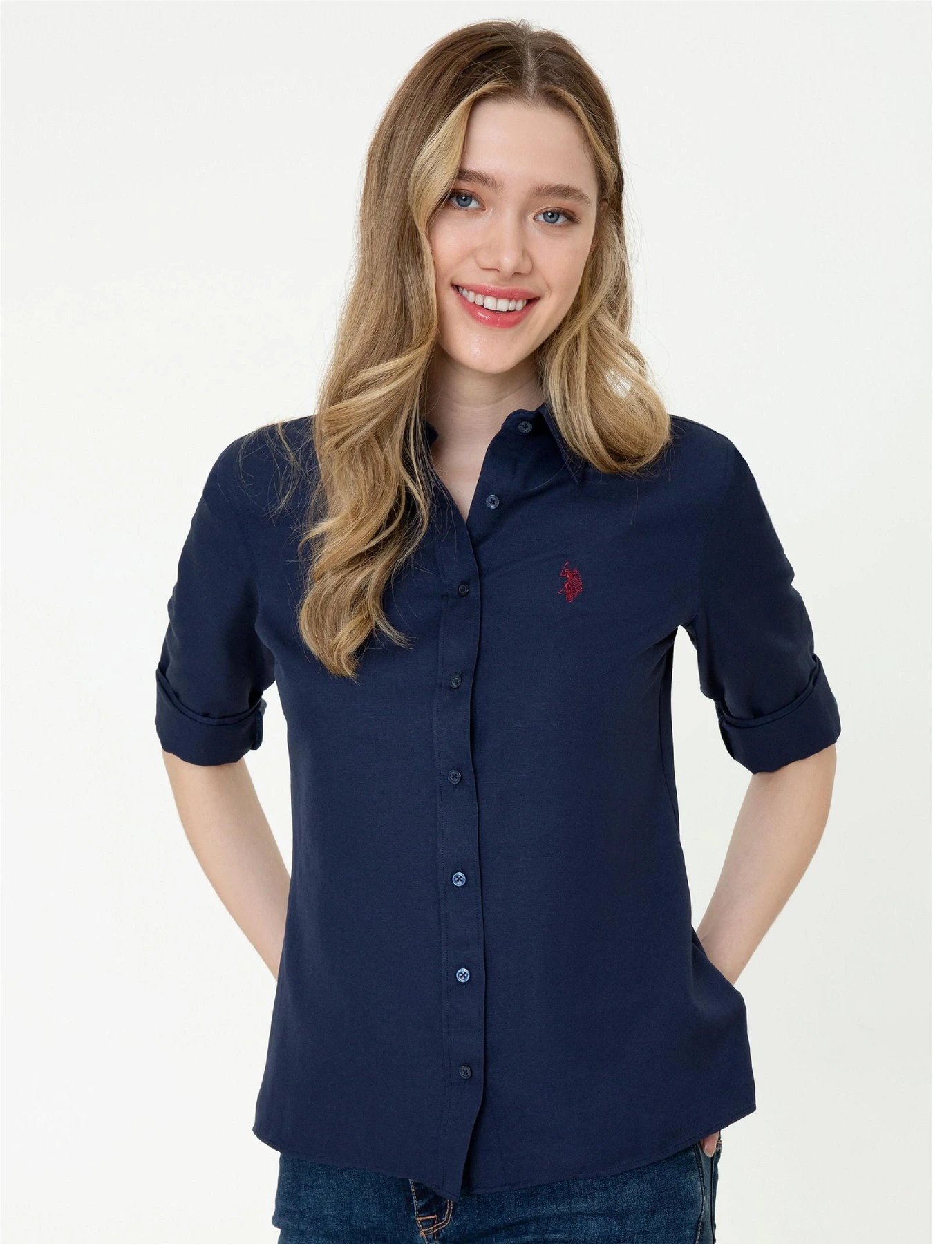 Рубашки US Polo модель G082GL004.000.1554842.VR033 Фото