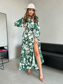 Сукні ISSA Plus модель 14465_зеленый Фото