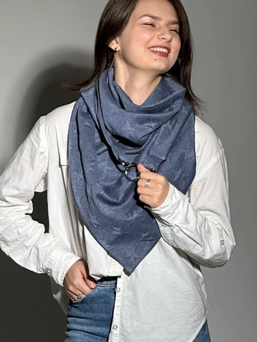 MyScarf Шарф колір світло-синій фото 2