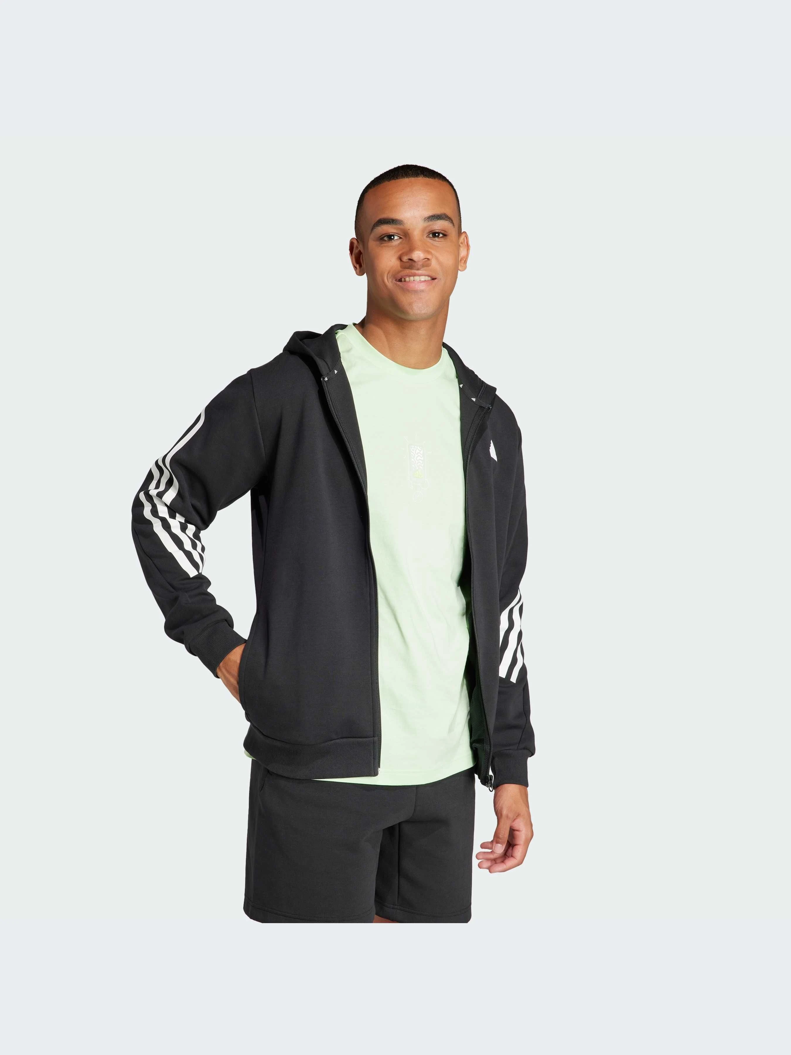 Бавовняна Чоловіча Кофта adidas 3 Stripes фото 3