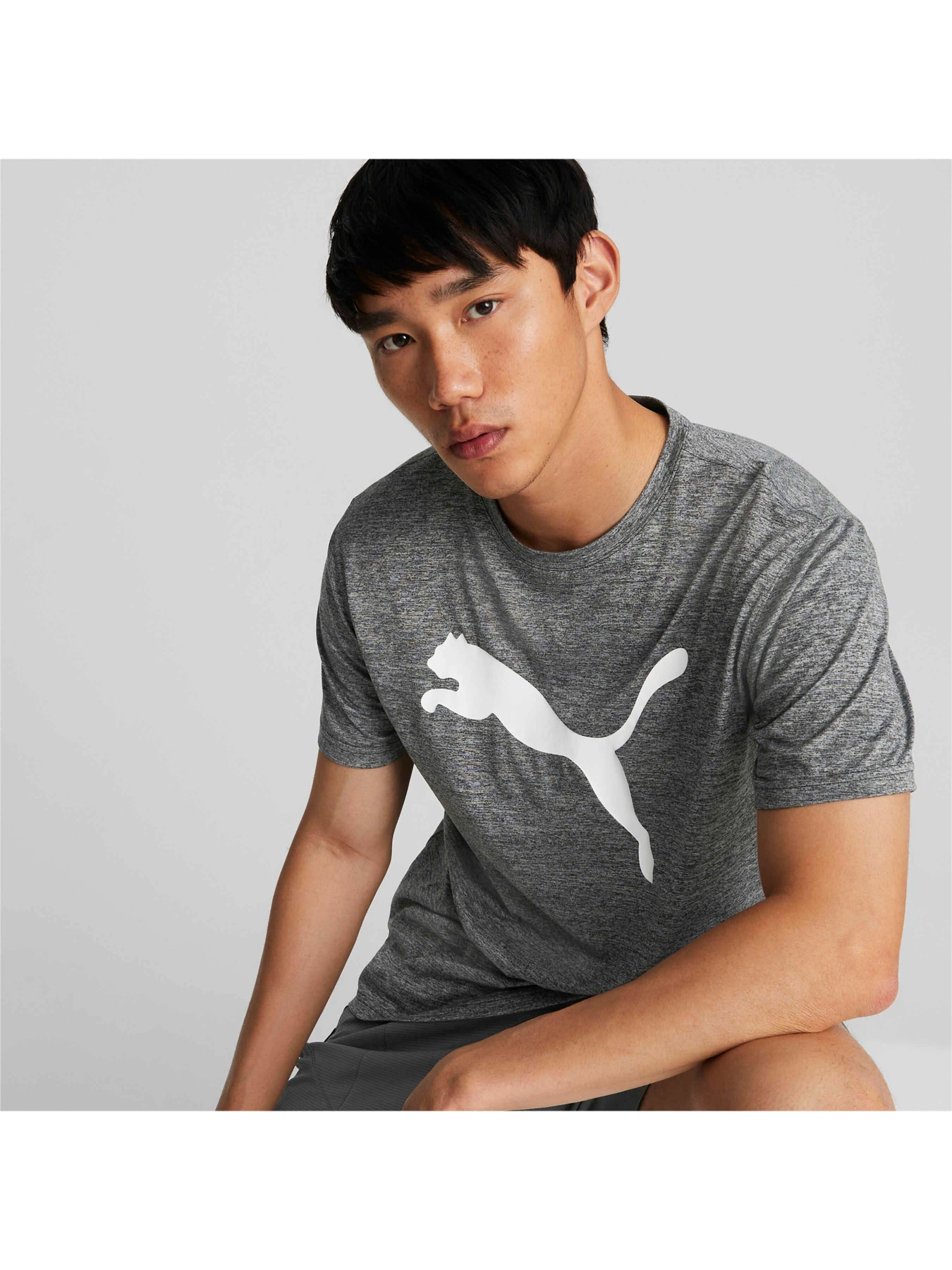 Футболки і поло PUMA Train Fav Heather Cat Tee модель 522352 Футболки і поло PUMA Train Fav Heather Cat Tee модель 522352 Фото
