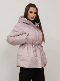 Куртки и дубленки ISSA Plus модель SA-508_бежевый Фото