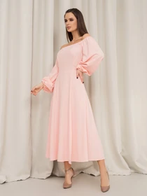 Сукні ISSA Plus модель 14448_розовый Фото