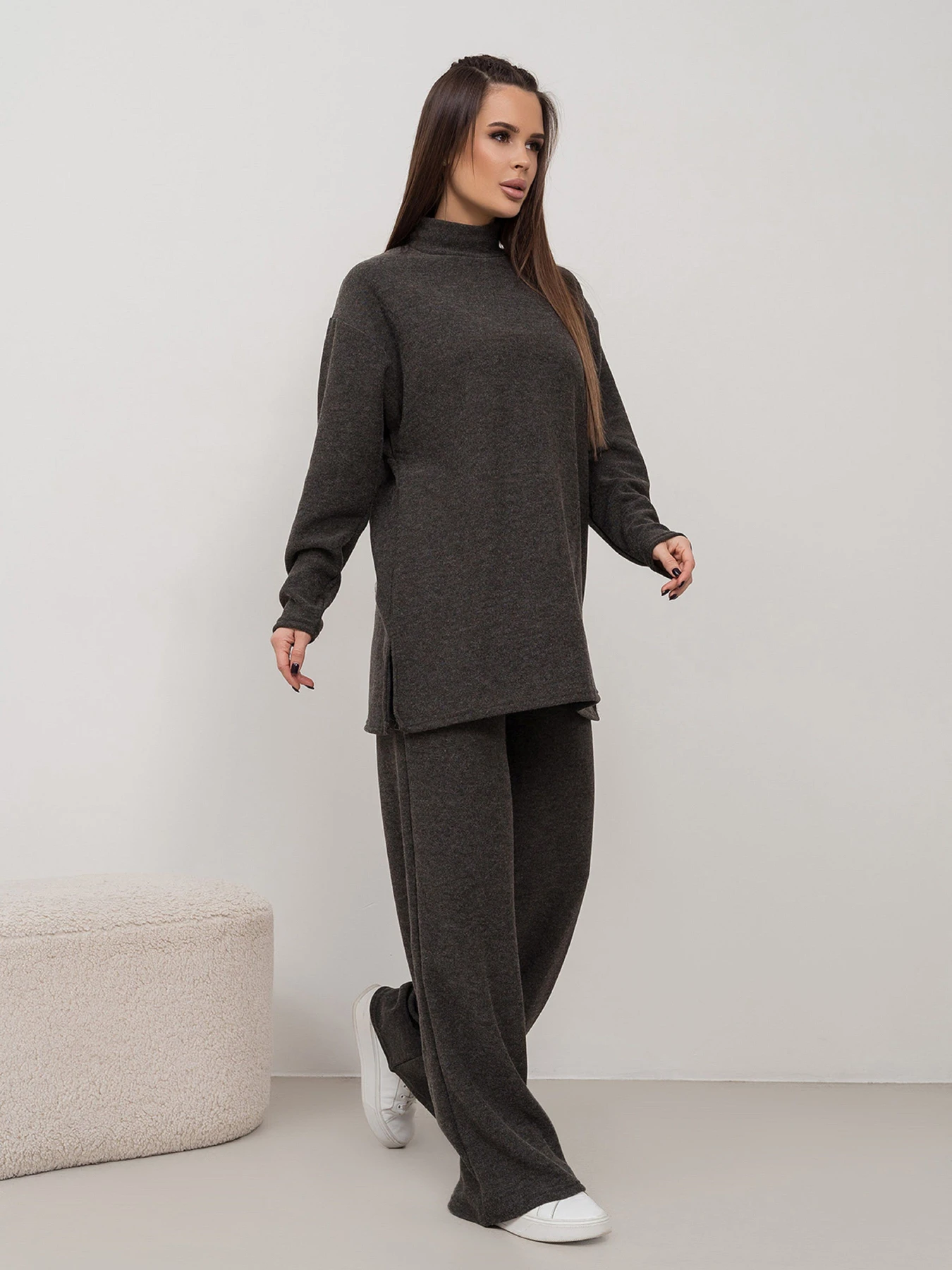Костюми ISSA Plus модель 14468_хаки Костюми ISSA Plus модель 14468_хаки Фото