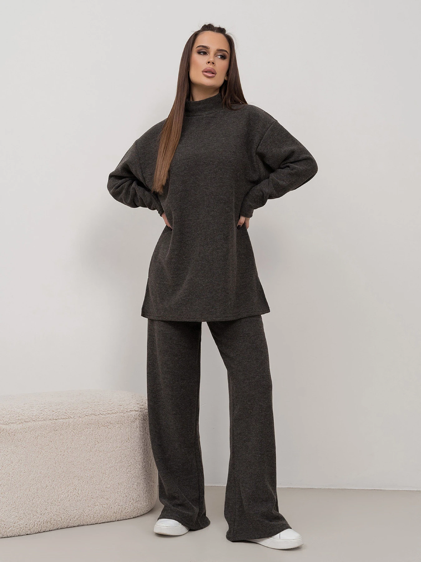 Костюми ISSA Plus модель 14468_хаки Костюми ISSA Plus модель 14468_хаки Фото