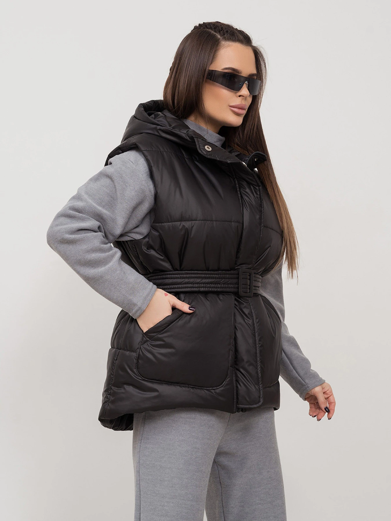 Куртки и дубленки ISSA Plus модель SA-505_черный Фото