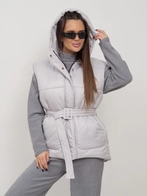 Куртки и дубленки ISSA Plus модель SA-505_серый Фото