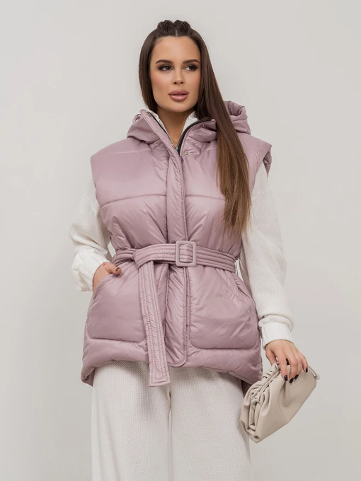 Куртки и дубленки ISSA Plus модель SA-505_розовый Фото