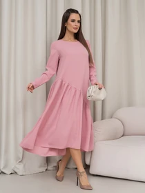 Платья ISSA Plus модель 14454_розовый Фото