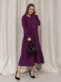 Платья ISSA Plus модель 14454_фиолетовый Фото