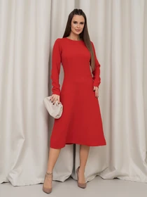 Сукні ISSA Plus модель 14452_красный Фото