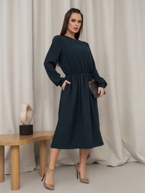 Платья ISSA Plus модель 14463_зеленый Фото