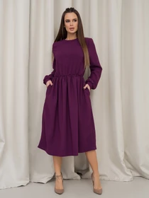 Платья ISSA Plus модель 14463_фиолетовый Фото