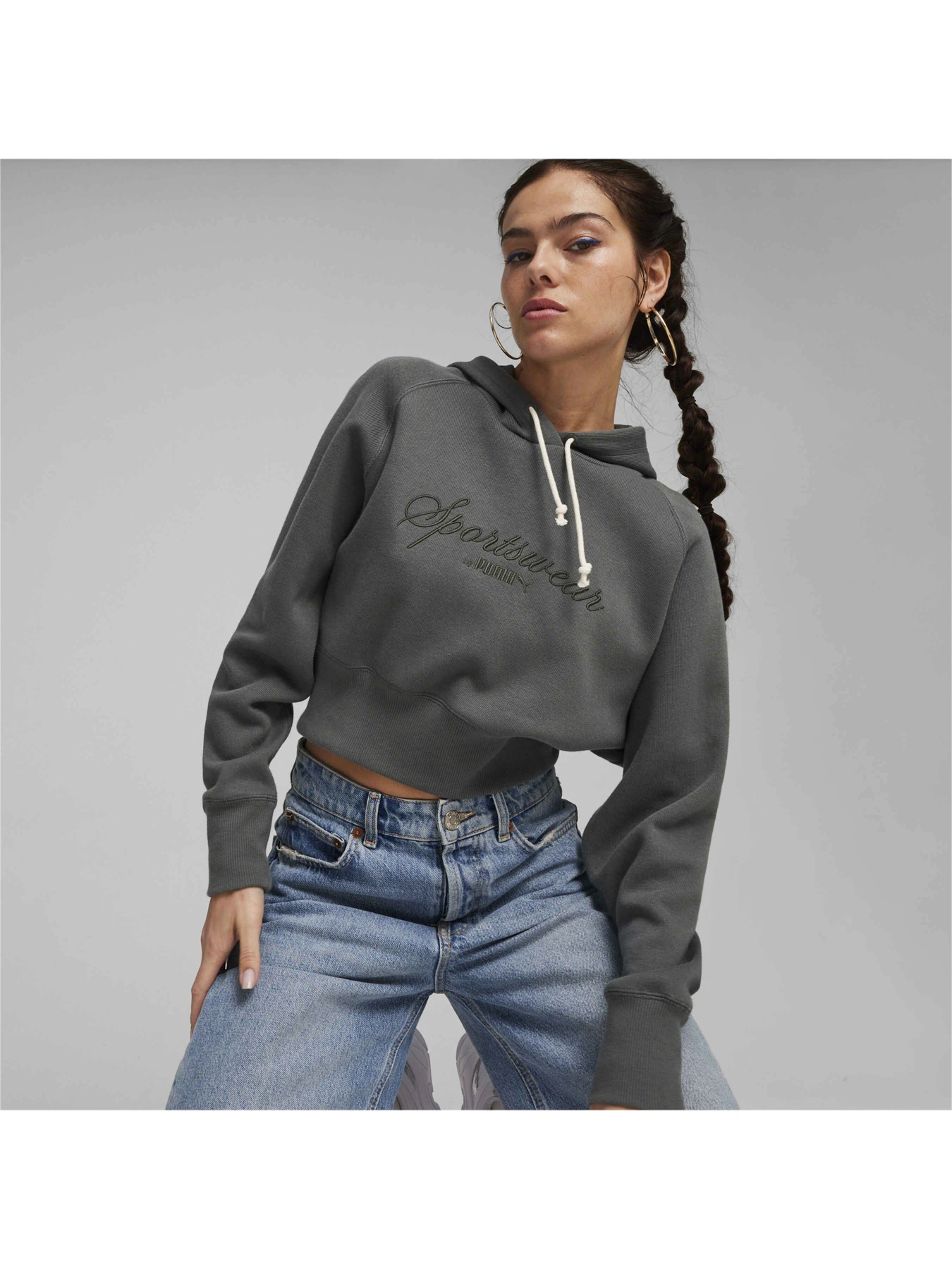 Худі та світшоти PUMA Classics+ Relaxed Hoodie модель 624273 Фото