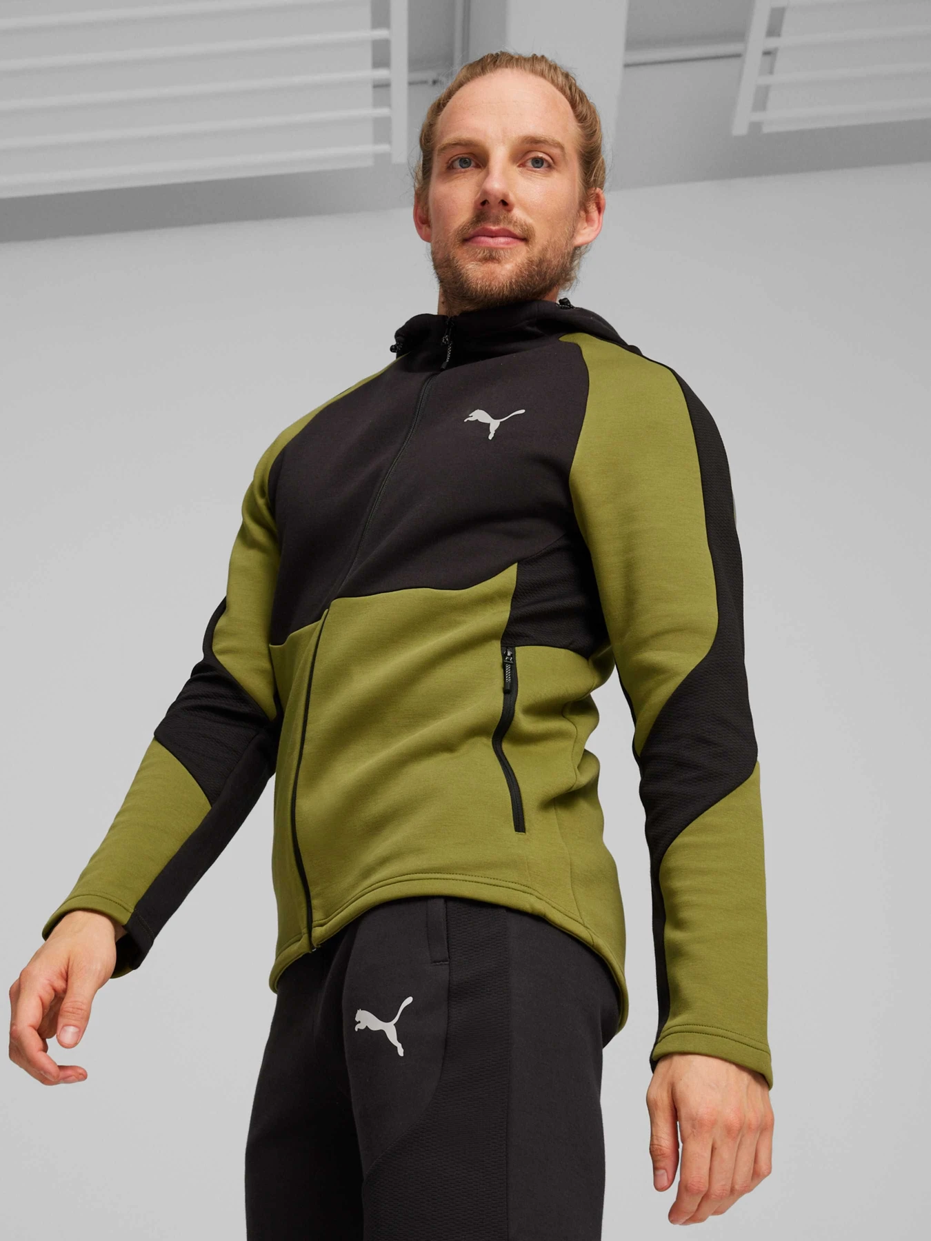 Худі та світшоти PUMA Evostripe Full-zip Hoodie модель 678995 Фото