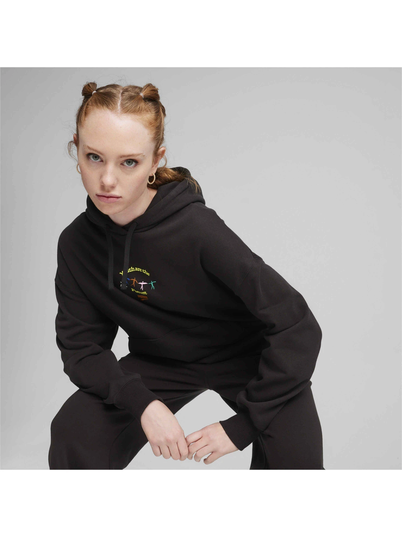 Худі та світшоти PUMA Downtown Graphic Hoodie модель 624357 Фото