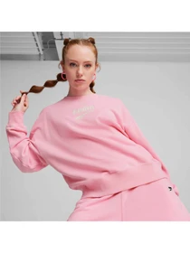 Худі та світшоти PUMA Downtown Oversized Crew модель 624356 Фото