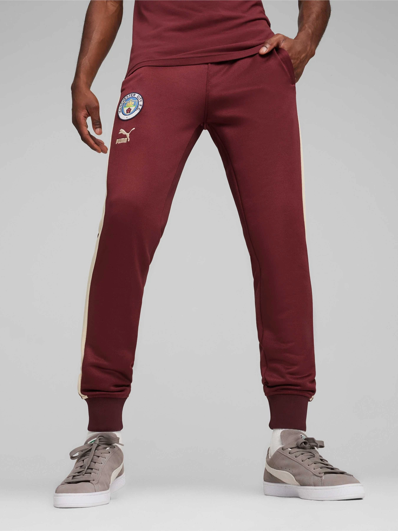 Брюки PUMA Mcfc Ftblheritage T7 Pants модель 769497 Фото