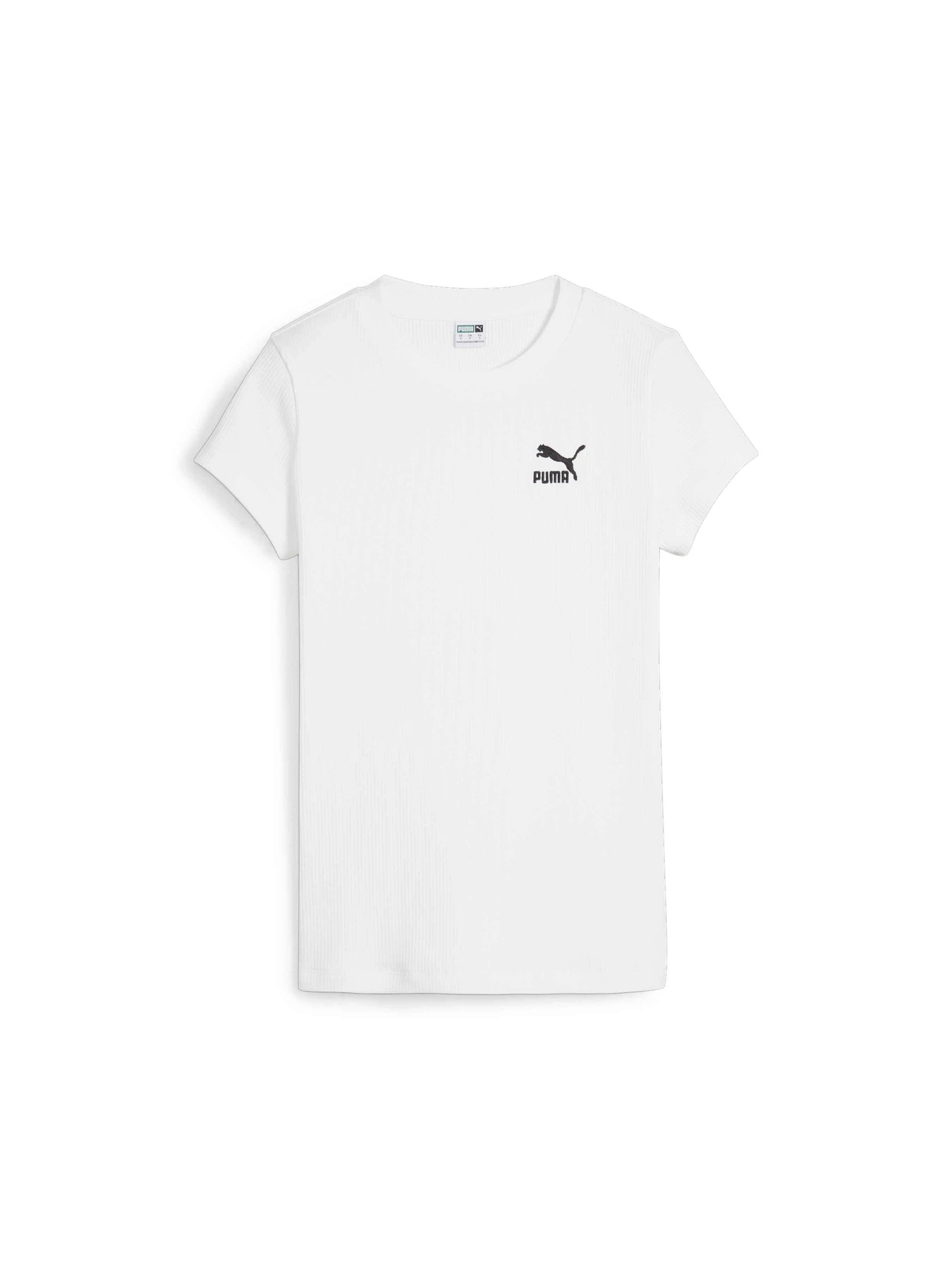 Футболки и поло PUMA Classics Ribbed Slim Tee модель 624264 Футболки и поло PUMA Classics Ribbed Slim Tee модель 624264 Фото