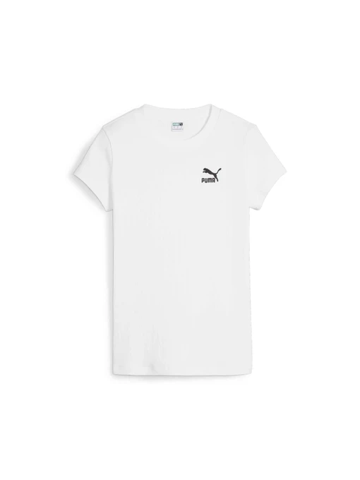 Футболки і поло PUMA Classics Ribbed Slim Tee модель 624264 Фото