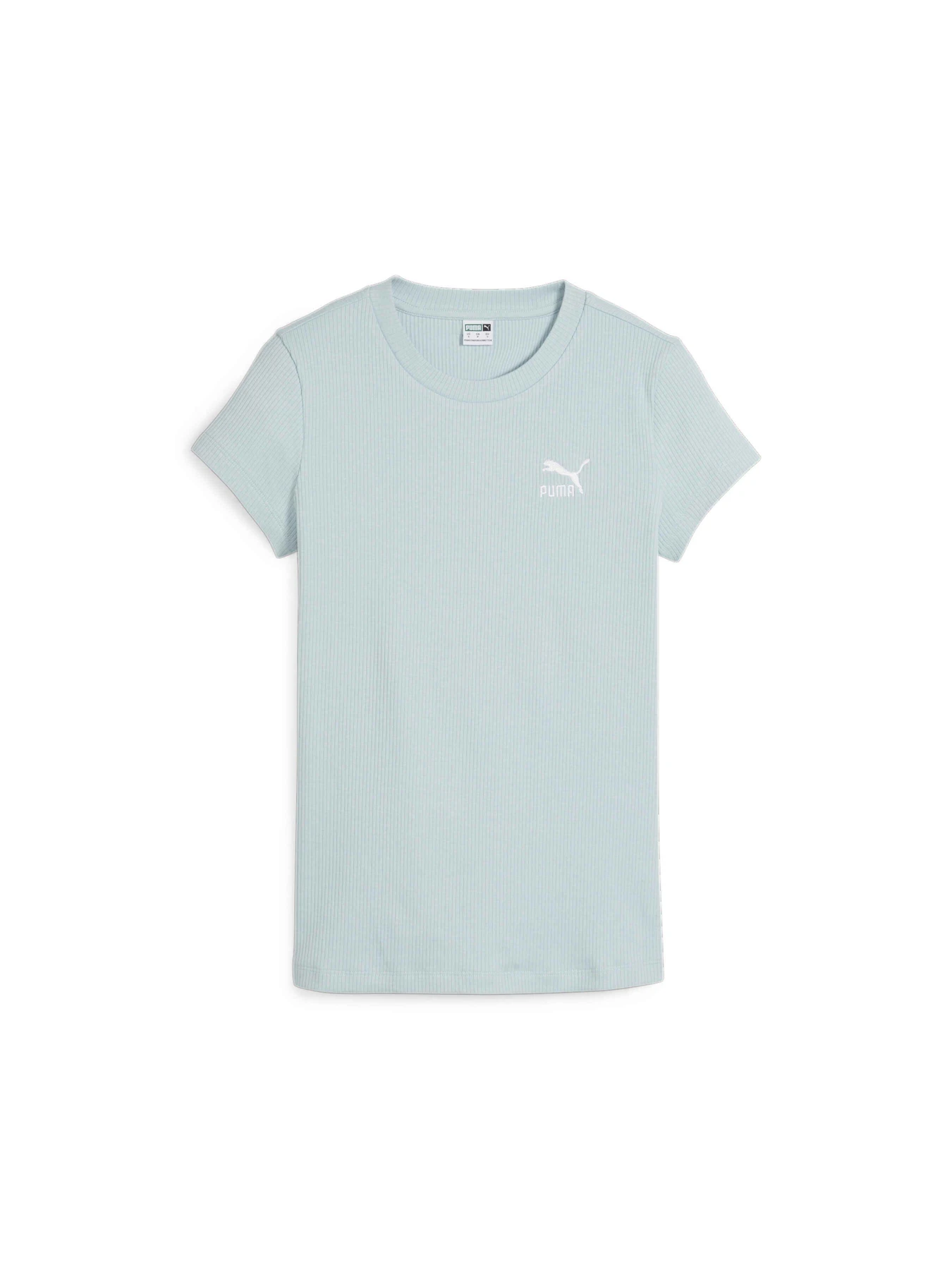 Футболки и поло PUMA Classics Ribbed Slim Tee модель 624264 Фото