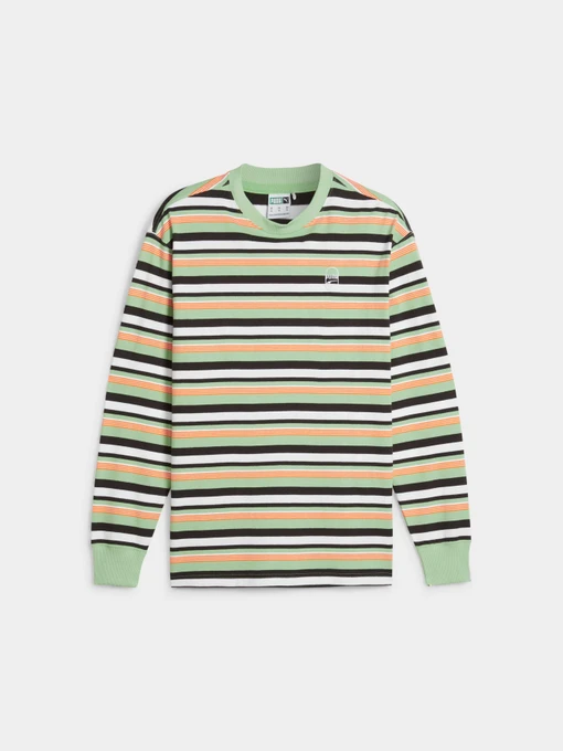 Худи и свитшоты PUMA Downtown 180 Striped Tee модель 624377 Фото