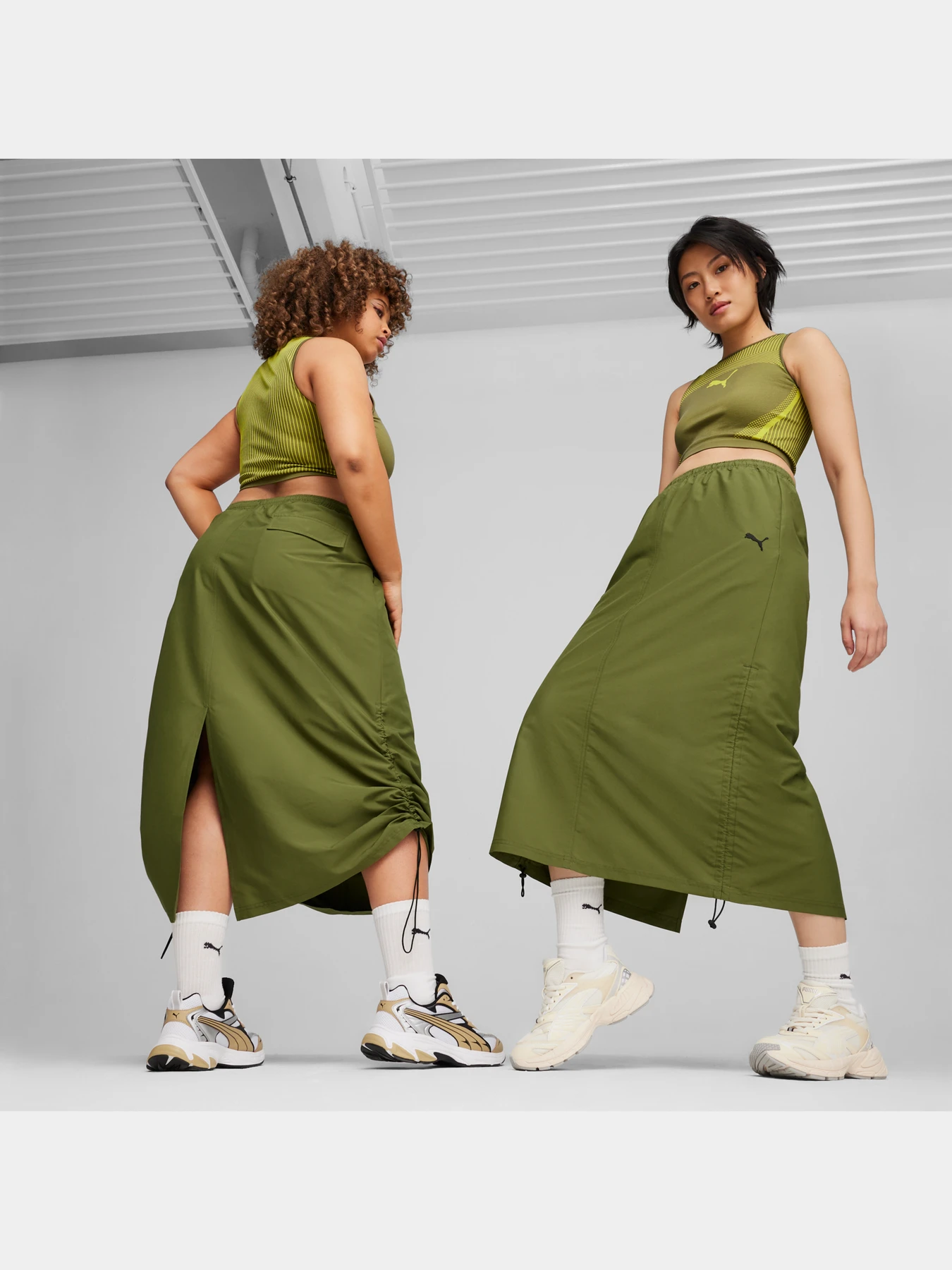 Юбки PUMA Dare To Midi Woven Skirt модель 624293 Фото