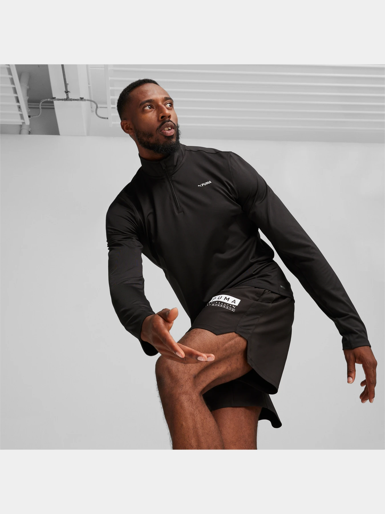 Худи и свитшоты PUMA Fit Polyspan ¼ Zip модель 524940 Фото