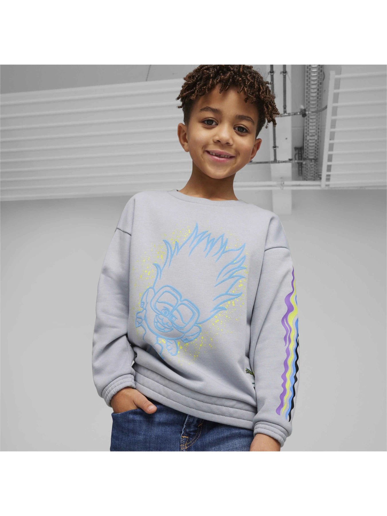 Худи и свитшоты PUMA x Trolls Crew модель 624851 Худи и свитшоты PUMA x Trolls Crew модель 624851 Фото