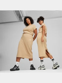 Юбки PUMA Classics Ribbed Midi Skirt модель 624265 Фото