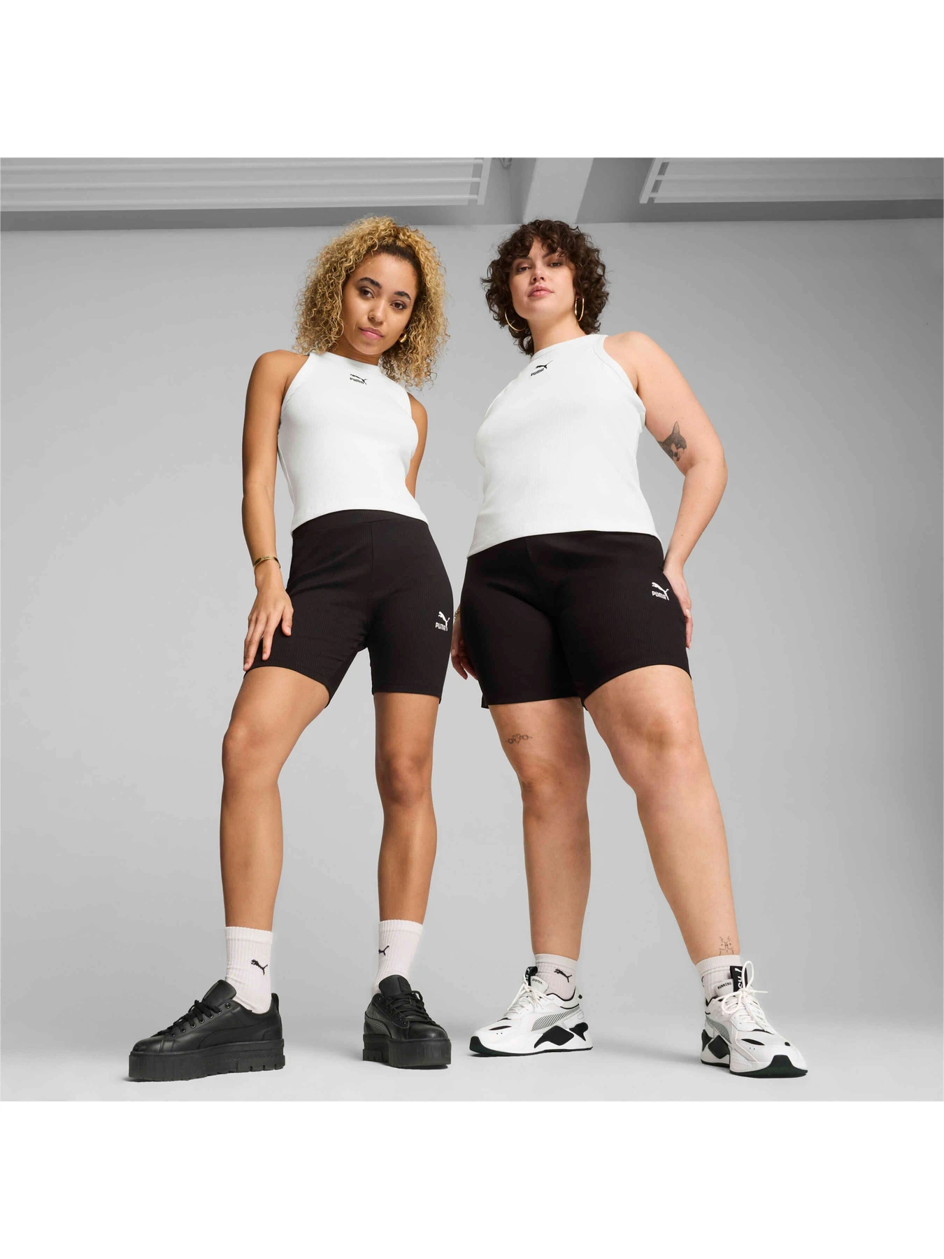Шорты PUMA Classics Ribbed Short Tights модель 624267 Фото
