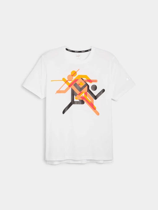 Футболки і поло PUMA Run Faster Icons Graphic Tee модель 525000 Фото