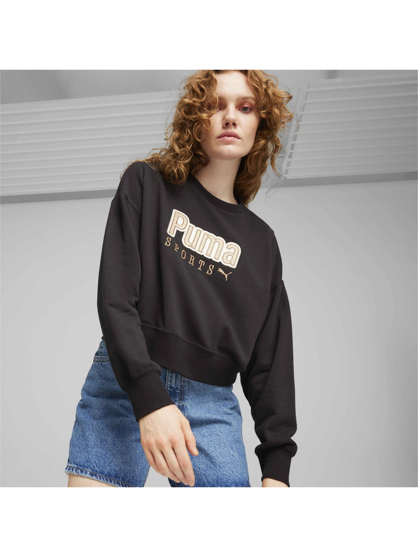 Худи и свитшоты PUMA Team Oversized Crew модель 624318 Фото