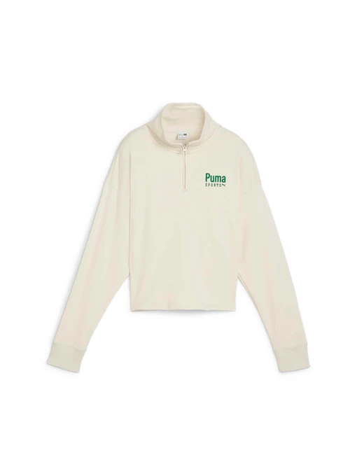 Худи и свитшоты PUMA Team Half-zip Crew модель 624324 Фото