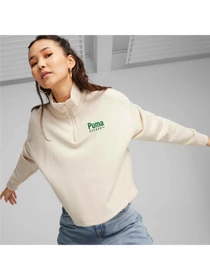 Худи и свитшоты PUMA Team Half-zip Crew модель 624324 Фото