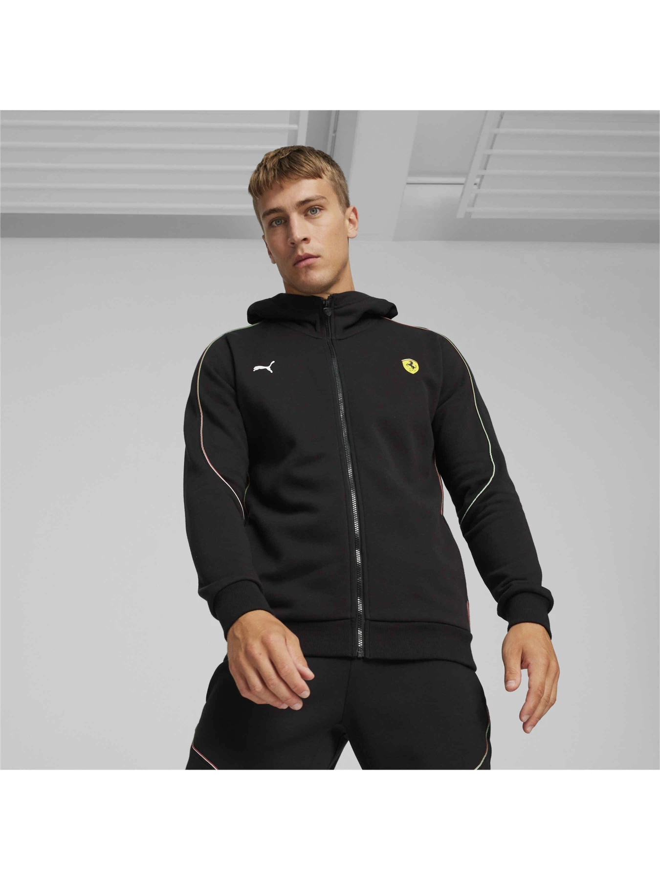 Худи и свитшоты PUMA Ferrari Race Hdd Sweat Jkt модель 623797 Фото
