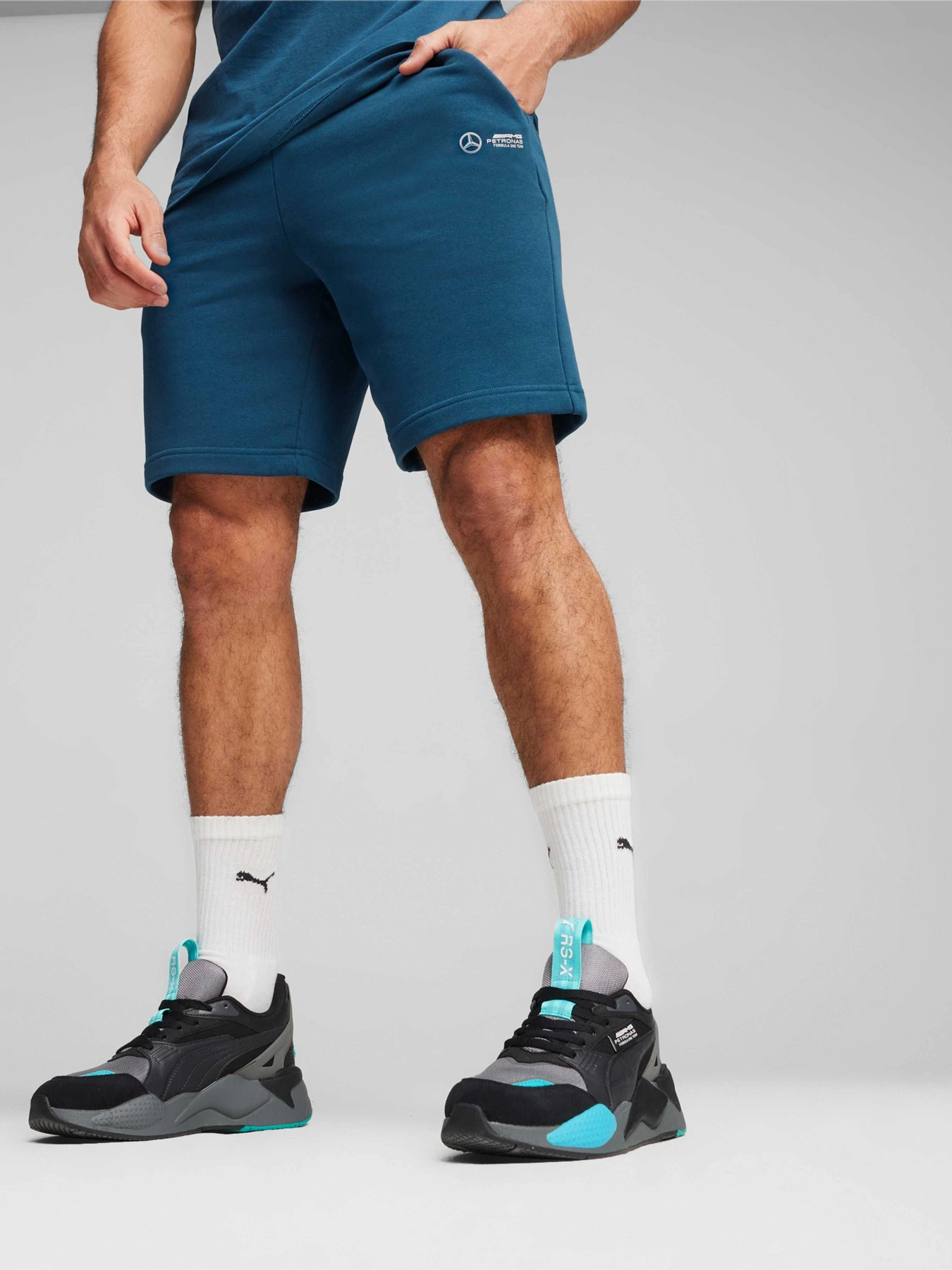 Повседневные шорты PUMA Mapf1 Ess Shorts модель 623761 Повседневные шорты PUMA Mapf1 Ess Shorts модель 623761 Фото