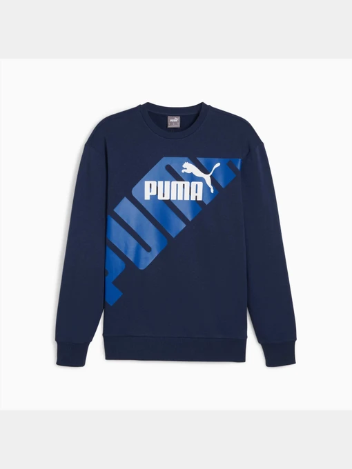 Худі та світшоти PUMA Power Graphic Crew модель 678961 Фото