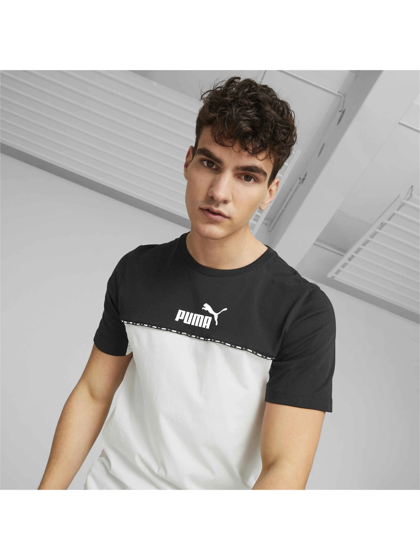Футболки і поло PUMA Ess Block x Tape Tee модель 673341 Футболки і поло PUMA Ess Block x Tape Tee модель 673341 Фото