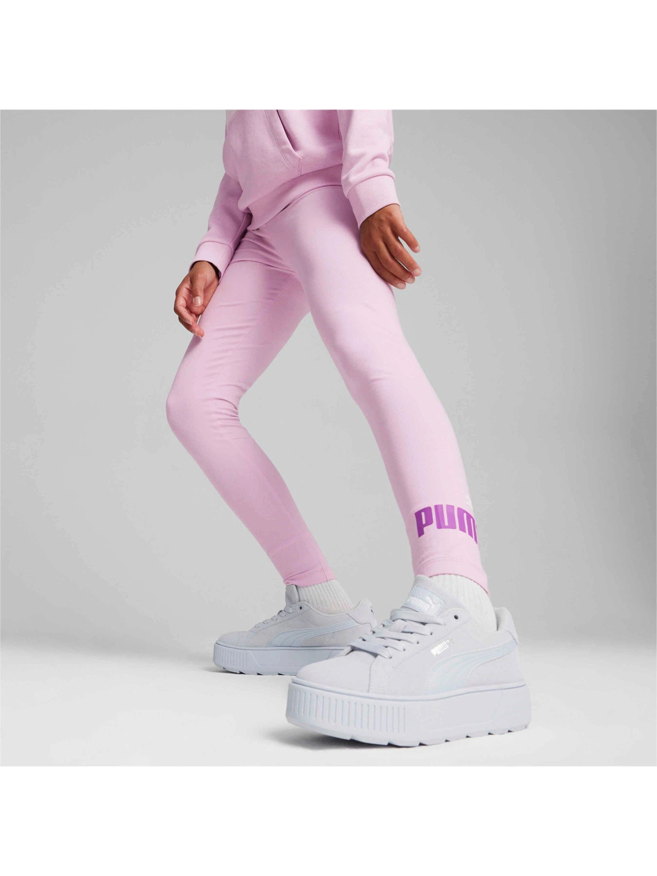 Штани PUMA Ess Logo Leggings G модель 671133 Штани PUMA Ess Logo Leggings G модель 671133 Фото