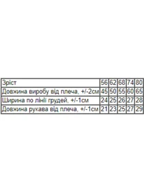 Одяг для немовлят Носи своє модель 5032-036-33-4-elektrik Фото
