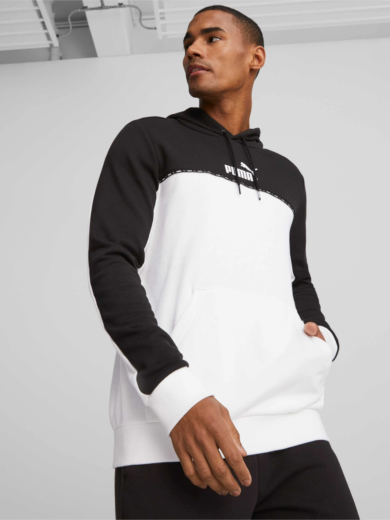 Худі та світшоти PUMA Ess Block x Tape Hoodie модель 675173 Фото