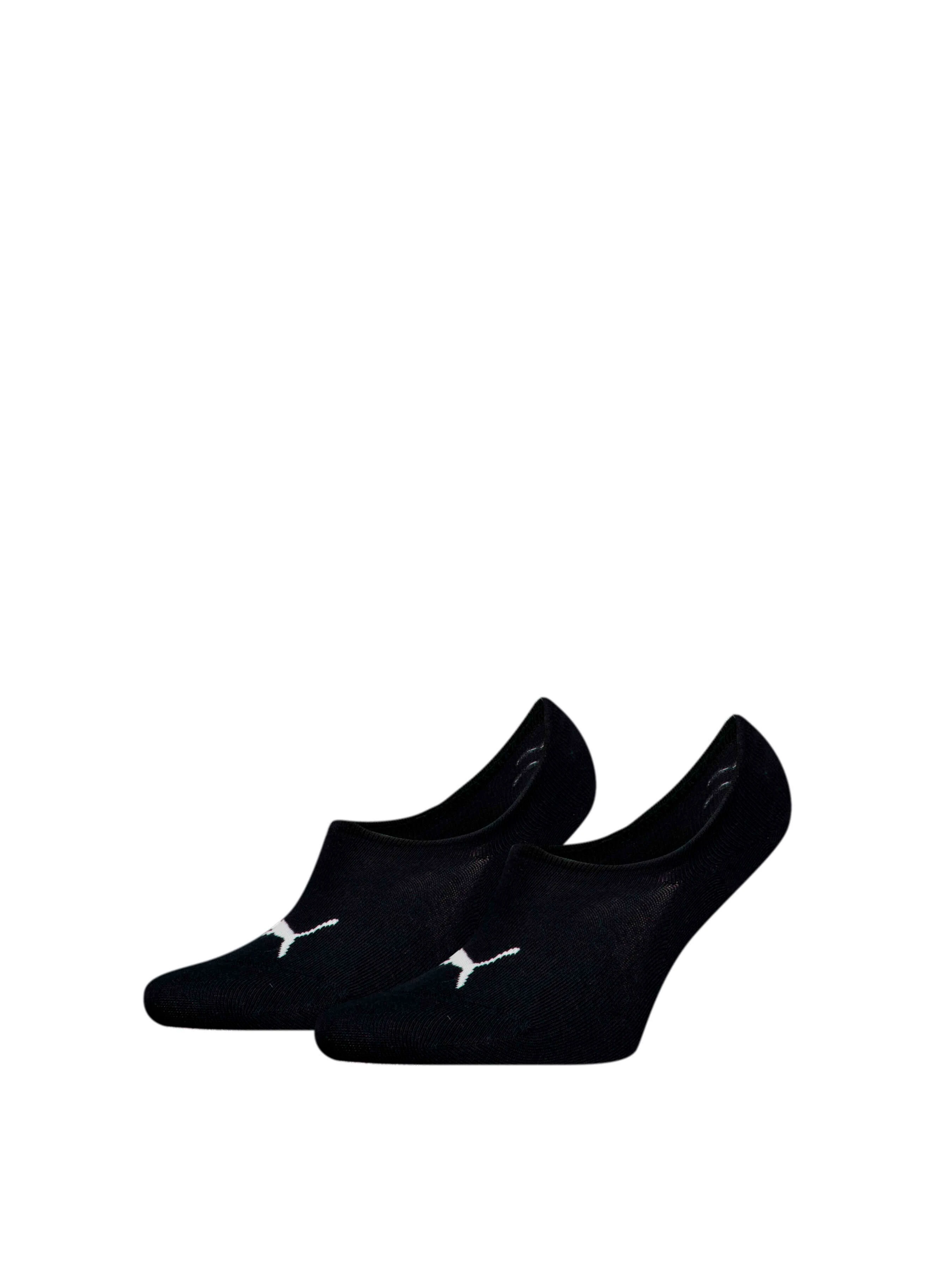PUMA Unisex Footie 2p High C Набір шкарпеток колір чорний