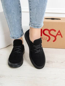 Кеди ISSA Plus модель OB2-418_черный Фото
